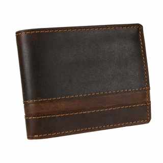Pánska hnedá vintage peňaženka MERCUCIO 2911811