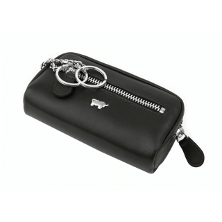 Luxusné puzdro na kľúče a drobnosti BRAUN BUFFEL čierne