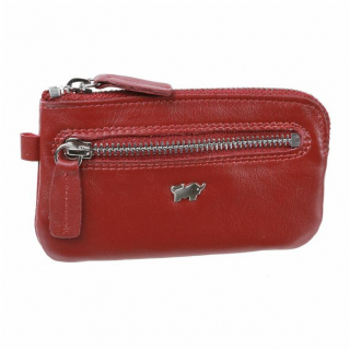 Luxusné puzdro na kľúče BRAUN BUFFEL červené