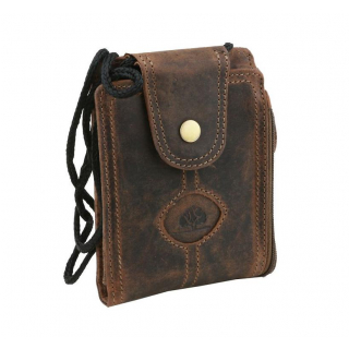 Pánska peňaženka na krk kožená GREENBURRY 324