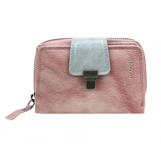 Exkluzívna dámska ružová peňaženka s prackou LAGEN 4495