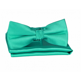 Pánsky motýlik a vreckovka ORSI tyrkysový