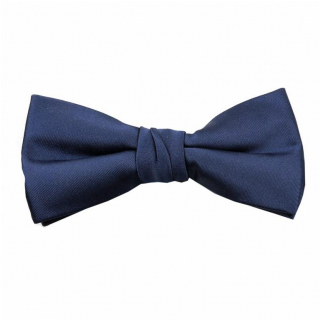 Pánsky motýlik ORSI matný satén tmavo-modrý