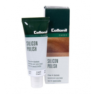 Krém na kožu COLLONIL SILICON POLISH svetlohnedý 75 ml