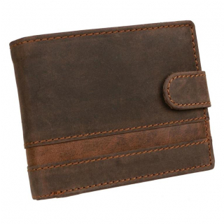Pánska kožená peňaženka s prackou MERCUCIO 2911812 hnedá