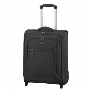 Palubný cestovný kufor textilný 6454 čierny ( malý - S)