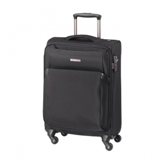 Palubný cestovný kufor textilný čierny 7354 ( malý - S)