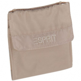 Textilné puzdro- peňaženka na krk ESPRIT 00060 béžová
