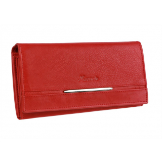 Červená elegantná listová peňaženka MERCUCIO