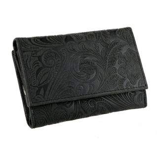 Elegantná dámska peňaženka s potlačou MERCUCIO RFID čierna