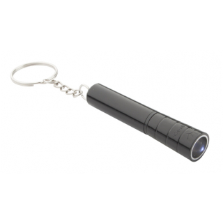 Mini LED svietidlo čierne s krúžkom na kľúče