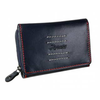 Kožená dámska peňaženka s ochranou kariet MERCUCIO modrá