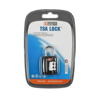 TSA LOCK bezpečnostný zámok kódovací, BLACK