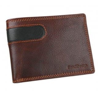 Hnedá kožená peňaženka pre nový typ dokladov