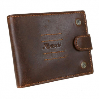 Pánska peňaženka MERCUCIO, kožená hnedá, 8 kariet