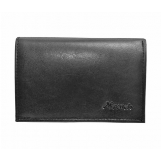 Peňaženka z pevnej kože na euromince MERCUCIO, čierna
