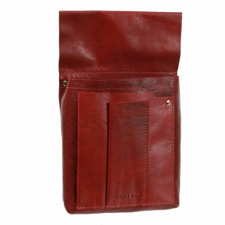 Čašnícke kožené púzdro na peňaženku LAGEN koža bordó