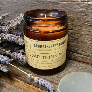 Aromaterapeuticka sójová sviečka - Jasné Myslenie 200 gr