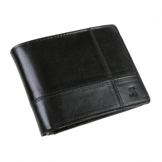 Pánska kožená RFID peňaženka tmavohnedá