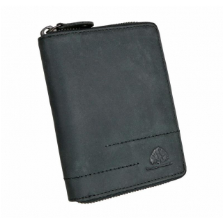 Pánska kožená peňaženka so zipsom GreenBurry REVIVAL