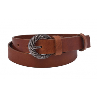 Dámsky opasok GISELL šírka 2,5 cm koňakový