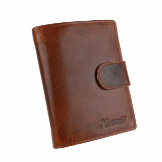 Peňaženka z pevnej kože so zapínaním MERCUCIO, s RFID