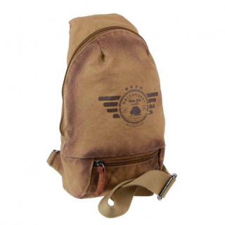 Crossbag batoh na rameno - cez plece GREEBURRY AVIATOR camel