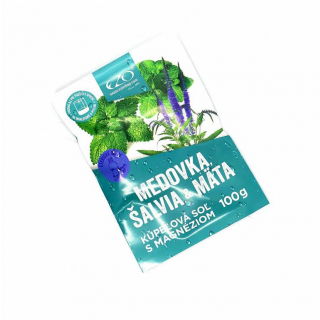 Kúpeľová soľ | Medovka šálvia a mäta ( s prísadou magnézia )