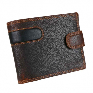 Peňaženka kožená koňaková s RFID, 8 kariet