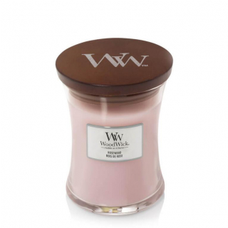 Sviečka s luxusnou vôňou WoodWick ROSEWOOD BOIS DE ROSE 85g