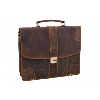 Aktovka z brúsenej kože MERCUCIO HUNTER 250105