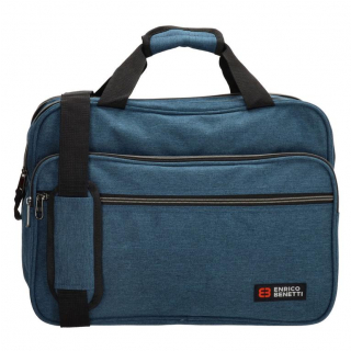 Textilná taška na cestovanie unisex ENRICO BENETTI modrá