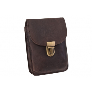 Puzdro na opasok do šírky 6 cm MERCUCIO, brússená koža