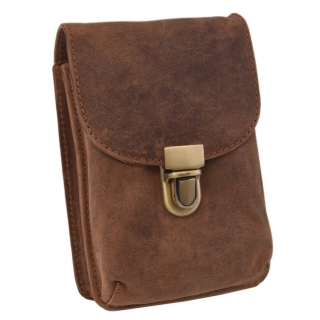 Puzdro na opasok do šírky 6 cm MERCUCIO, brússená koža