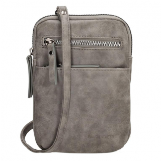 Multifunkčná sivá crossbody kabelka SONJA ENRICO BENETTI