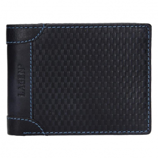 Pánska peňaženka Lagen, koža námornícka modrá