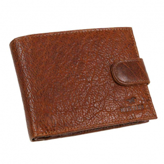 Pánska kožená peňaženka so zapínaním MUSTANG, 12 kariet