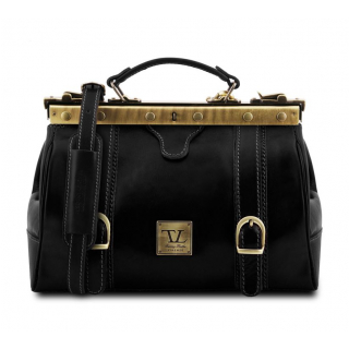 Dámsky luxusný kufrík MONALISA čierny | TUSCANY LEATHER