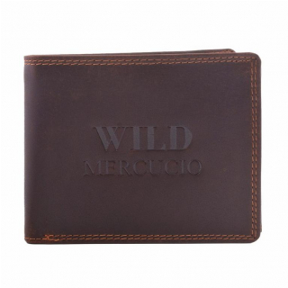 Športovo-elegantná pánska peňaženka MERCUCIO, brúsená koža