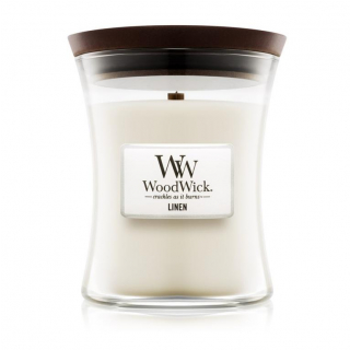 Sviečka s luxusnou vôňou LINEN LINGE PROPRE 275 g WoodWick