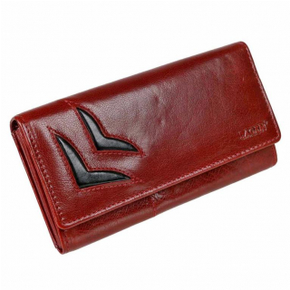 Luxusná dámska listová peňaženka LAGEN 6011/T červená