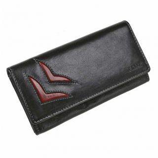 Luxusná dámska listová peňaženka LAGEN 6011/T čierna