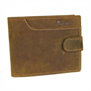 Peňaženka pánska s množstvom priečinkov, brúsená koža 10 kariet