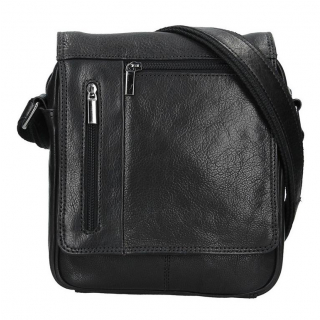 Kožená crossbody taška ADRIAN SENDI DESIGN 25x20x5 cm