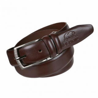 Exkluzívny pánsky opasok BEARIL hnedá koža 2,8 cm
