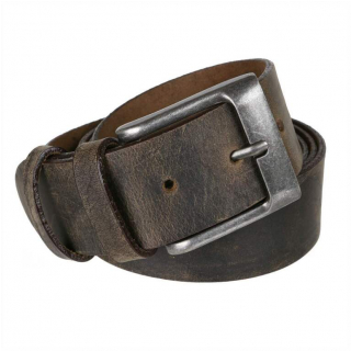 Opasok hnedý rustikálny z brúsenej kože MERCUCIO š. 3,8 cm