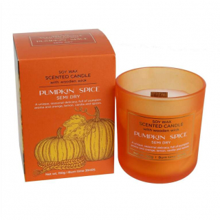 Sviečka PUMPKIN + pomaranč, citrón, muškátový oriešok, škorica