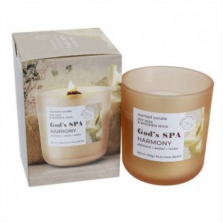 Sviečka GOD´S SPA Harmony - ruža, jazmín, vanilka, pačuli, jantár