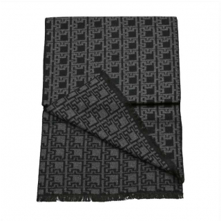 Hrejivý pánsky šál na zimu z viskózy ORSI šedý