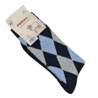 Štýlové zimné ponožky PESAIL 27% vlna + kašmír 39-43